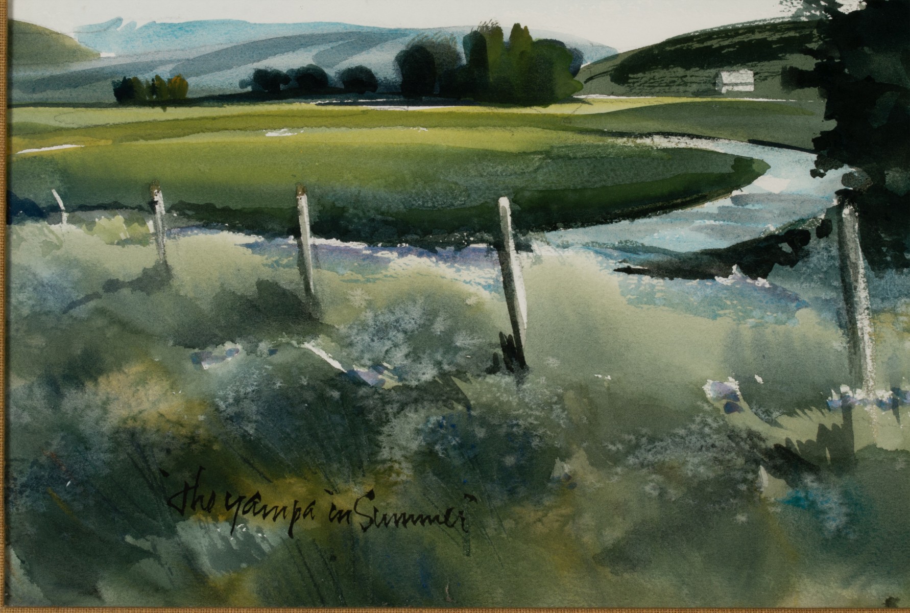 JAMES R. HAMIL (1937-2022) WATERCOLORS (2)