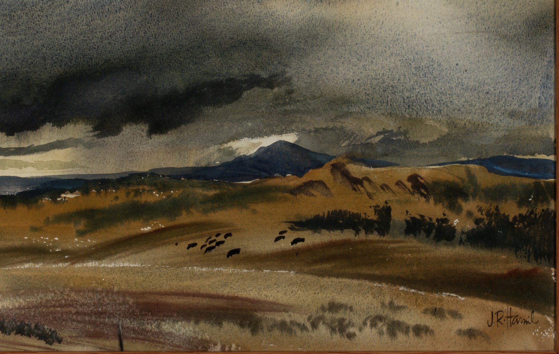 JAMES R. HAMIL (1937-2022) WATERCOLORS (2)
