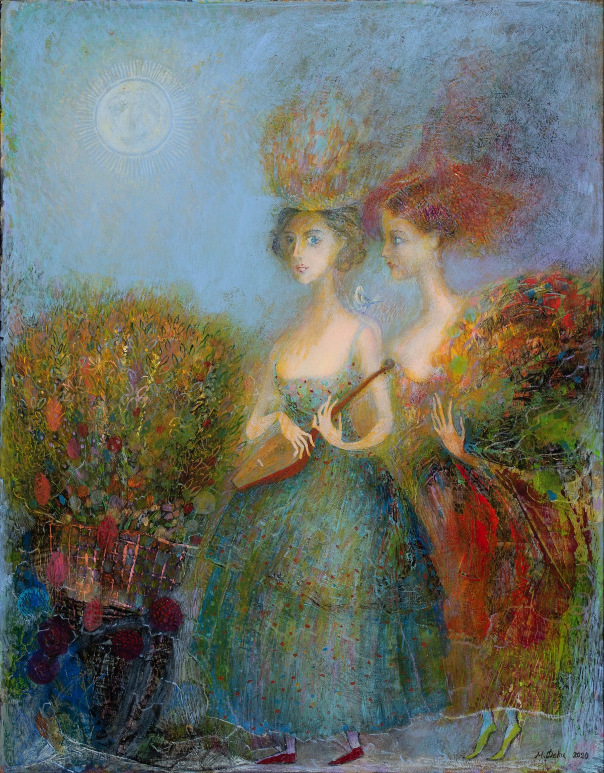 MALKHAZ DEKANOIDZE (BORN 1956) ACRYLIC ON CANVAS