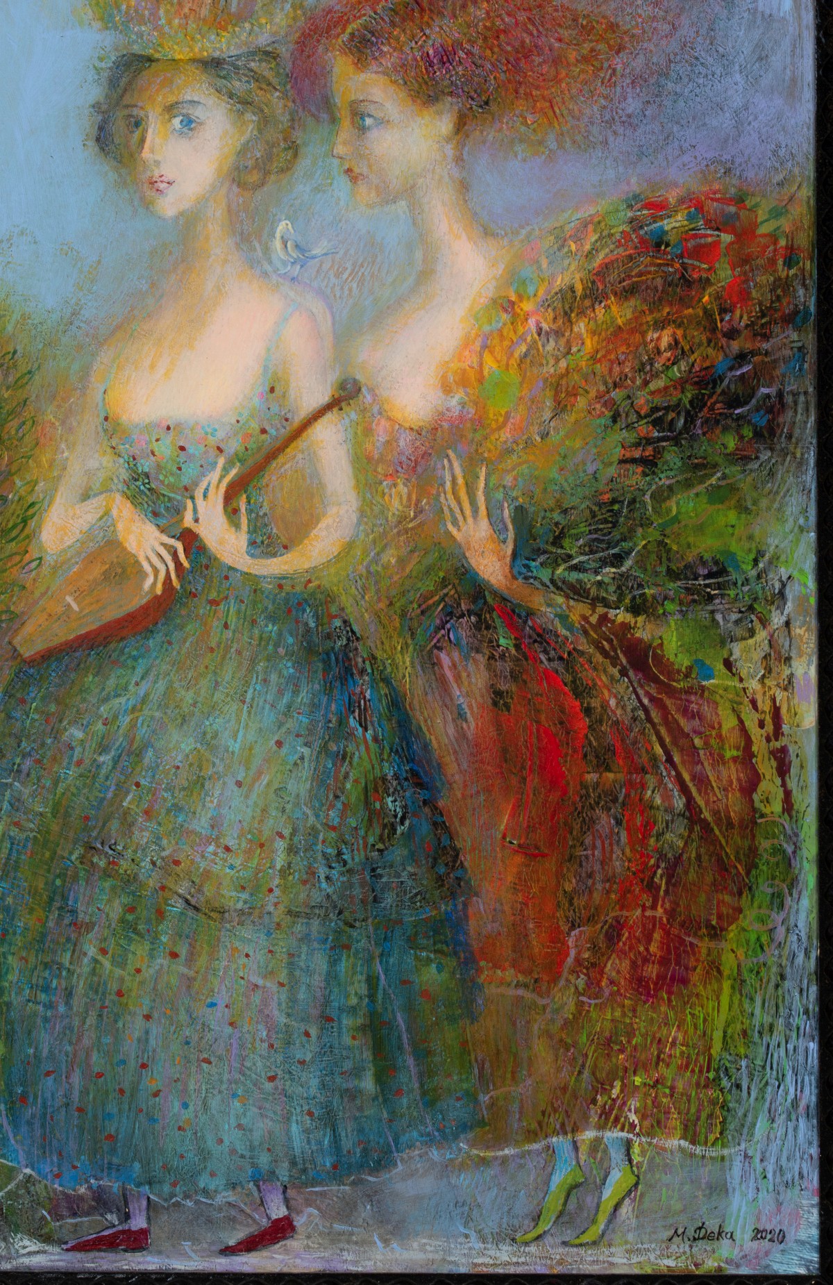 MALKHAZ DEKANOIDZE (BORN 1956) ACRYLIC ON CANVAS