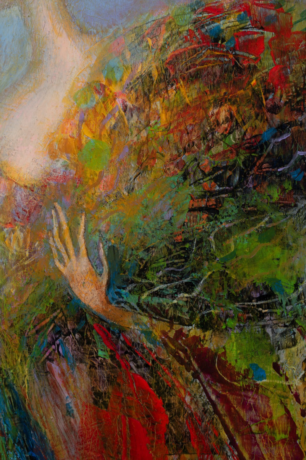 MALKHAZ DEKANOIDZE (BORN 1956) ACRYLIC ON CANVAS