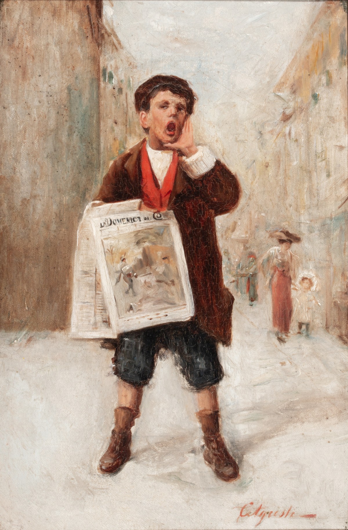 COP AGRESTI (19TH/20TH C.) ITALIAN SCHOOL OILS (2)