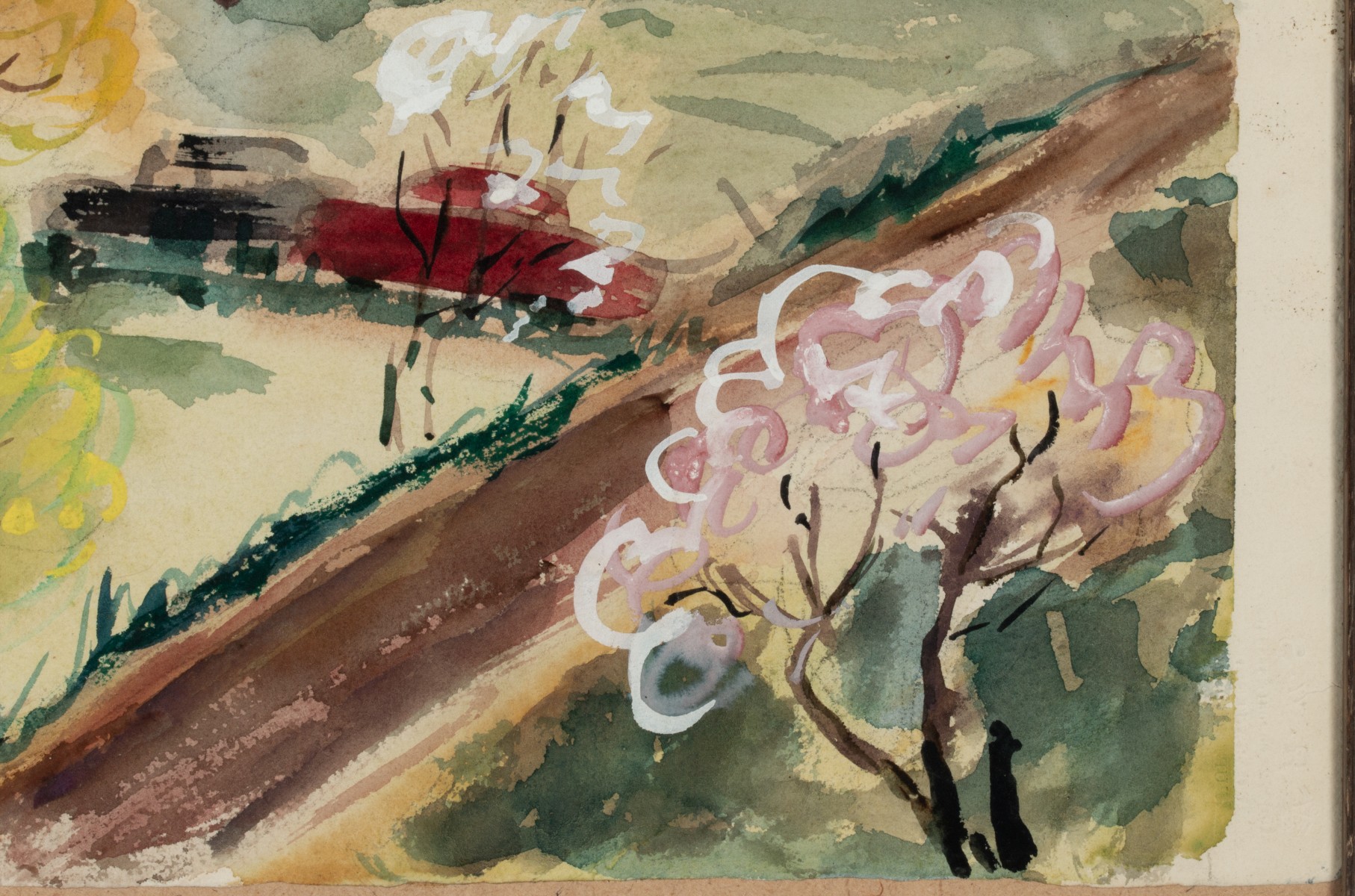 LENA RUE (1900-2000) WATERCOLORS ON PAPER (TWO WORKS)