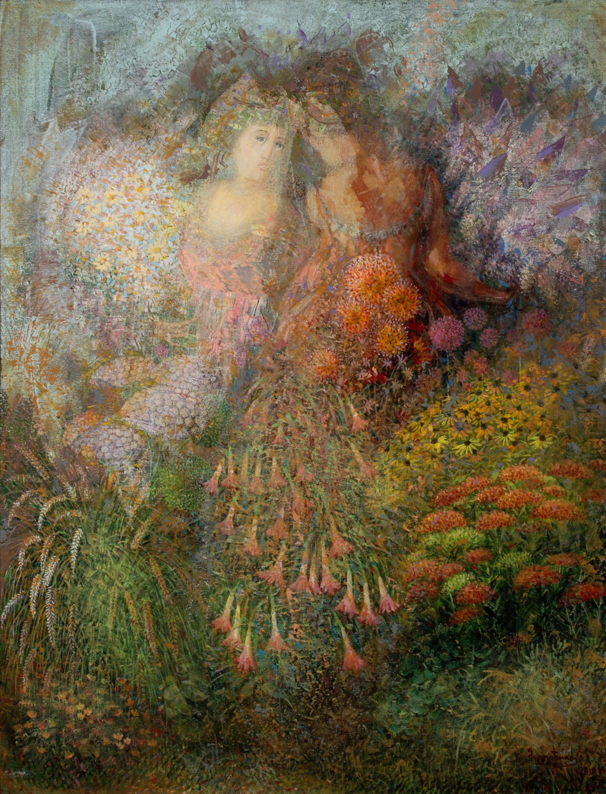 MALKHAZ DEKANOIDZE (BORN 1956) ACRYLIC ON CANVAS