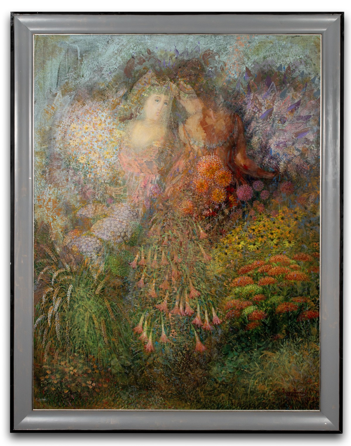 MALKHAZ DEKANOIDZE (BORN 1956) ACRYLIC ON CANVAS