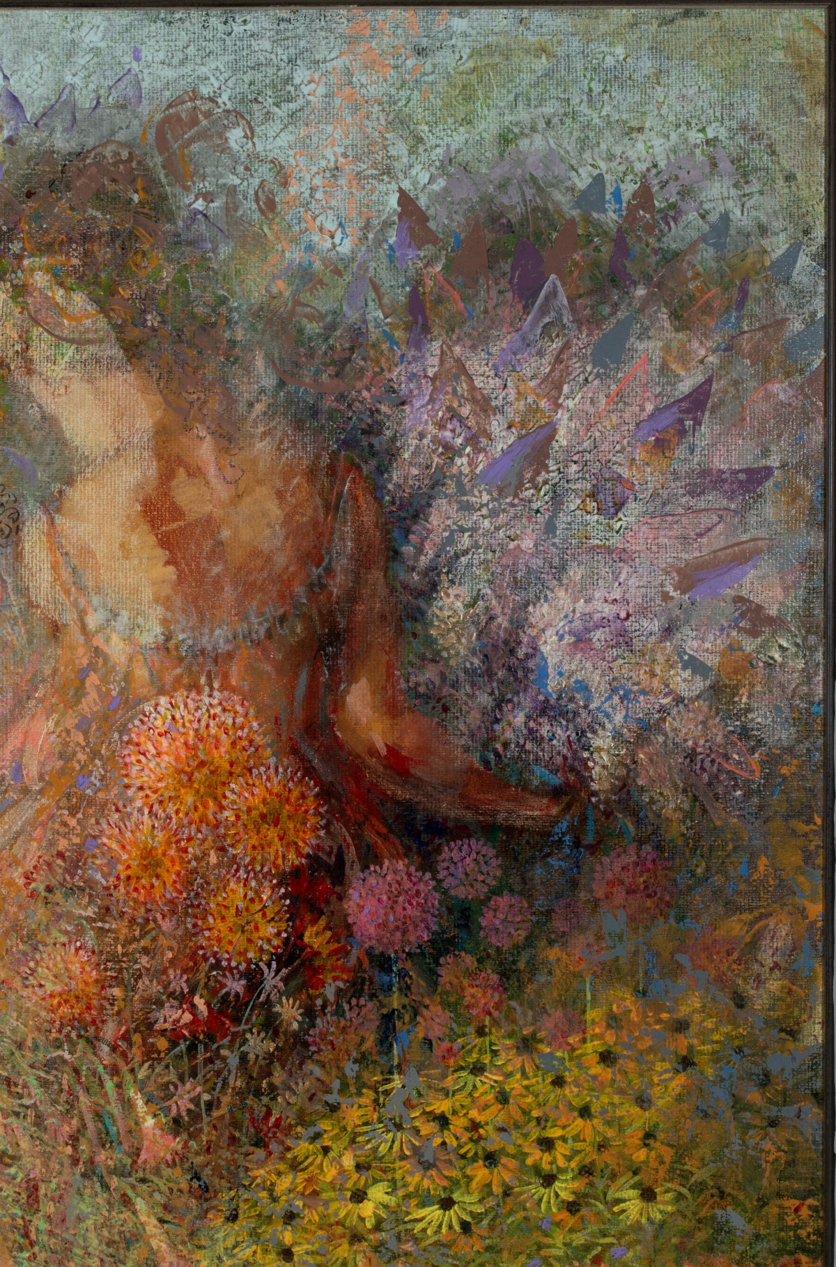 MALKHAZ DEKANOIDZE (BORN 1956) ACRYLIC ON CANVAS