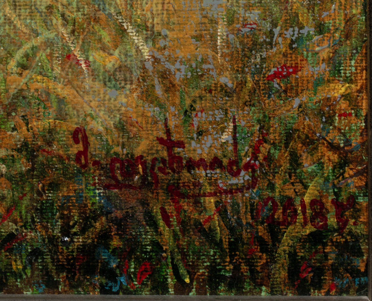 MALKHAZ DEKANOIDZE (BORN 1956) ACRYLIC ON CANVAS