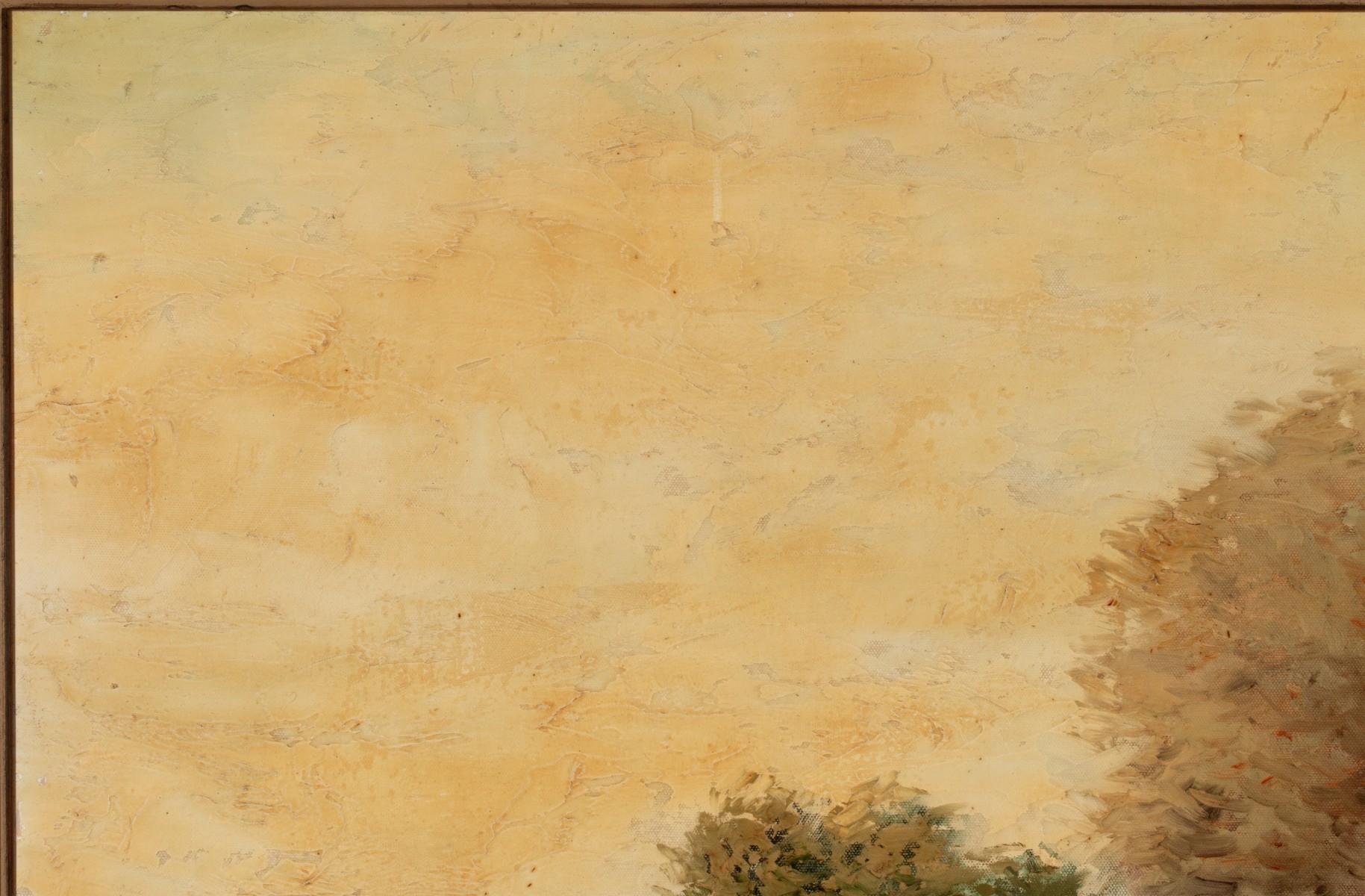 A GOOD BARBIZON SCHOOL STYLE LANDSCAPE SIGNED R. WEBER
