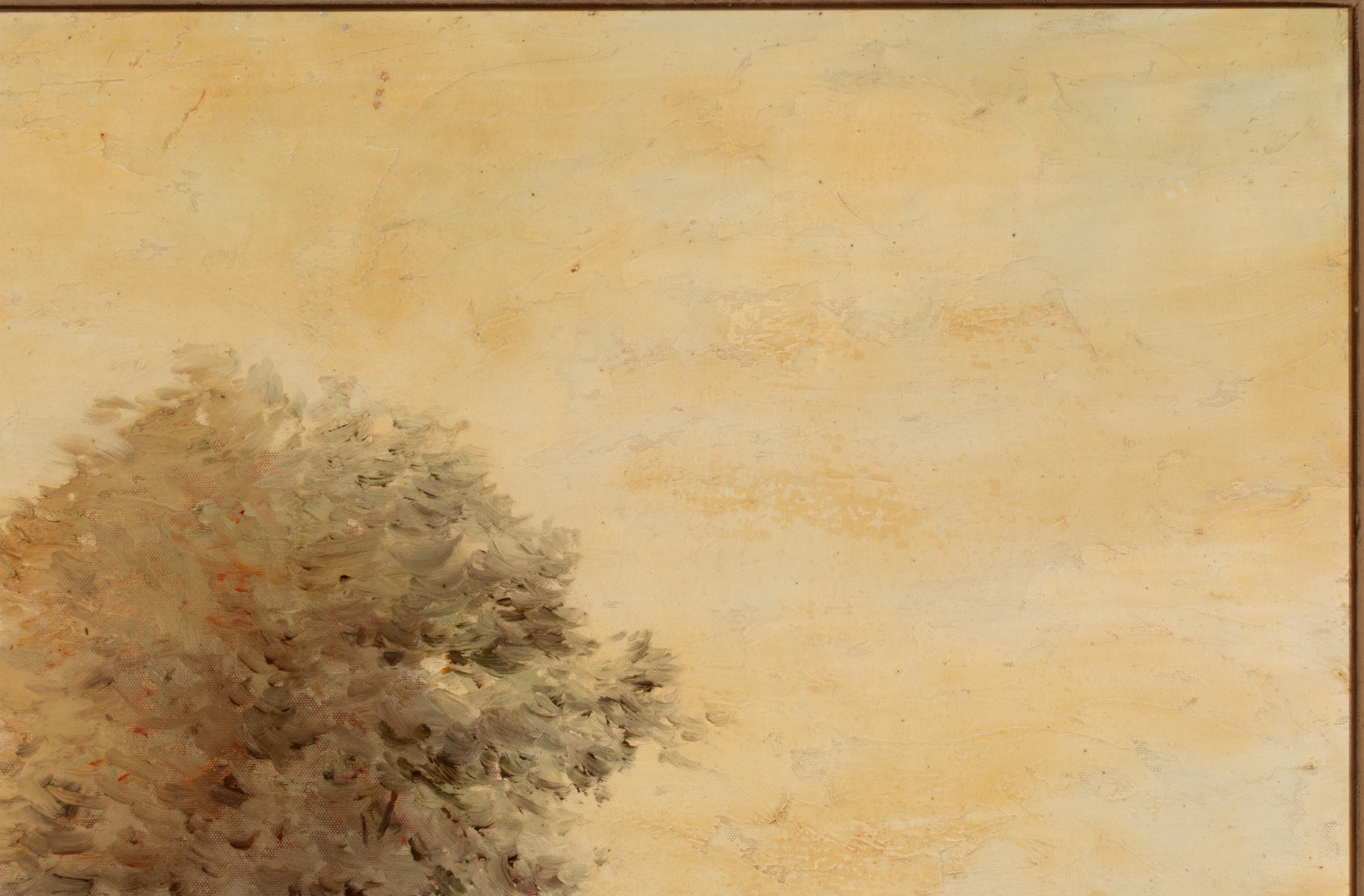 A GOOD BARBIZON SCHOOL STYLE LANDSCAPE SIGNED R. WEBER