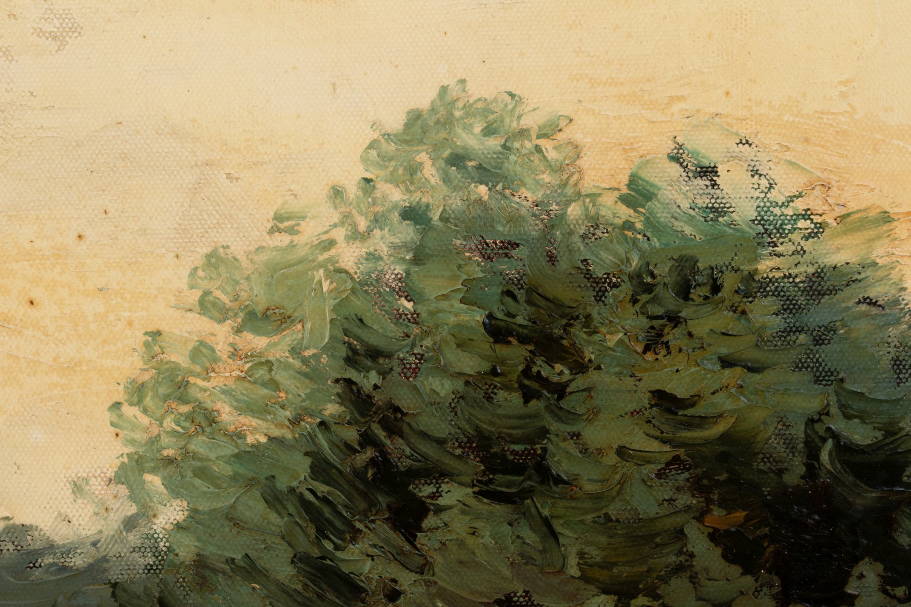 A GOOD BARBIZON SCHOOL STYLE LANDSCAPE SIGNED R. WEBER