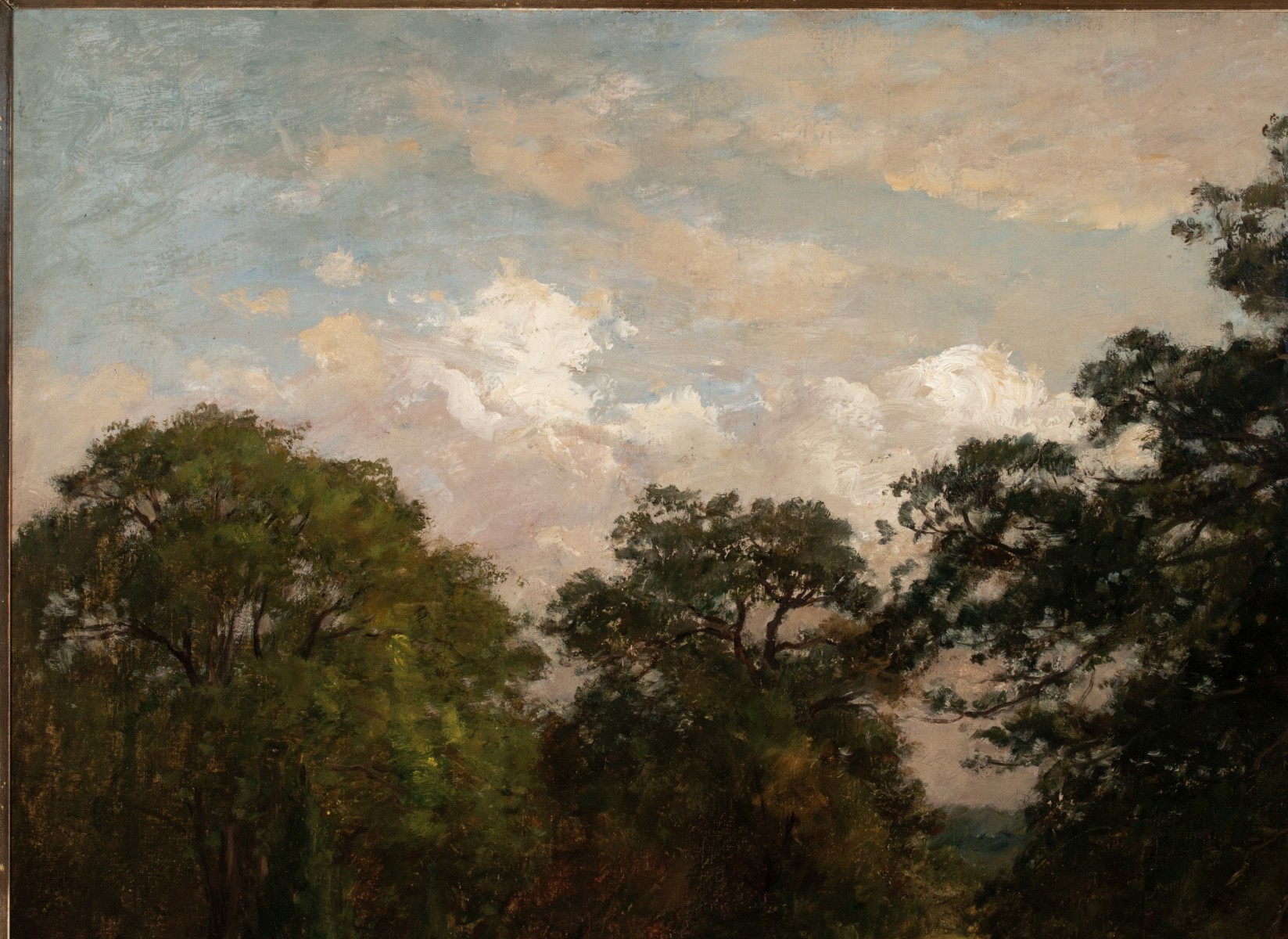 JOSEPH FOXCROFT COLE (1837-1892) OIL ON CANVAS