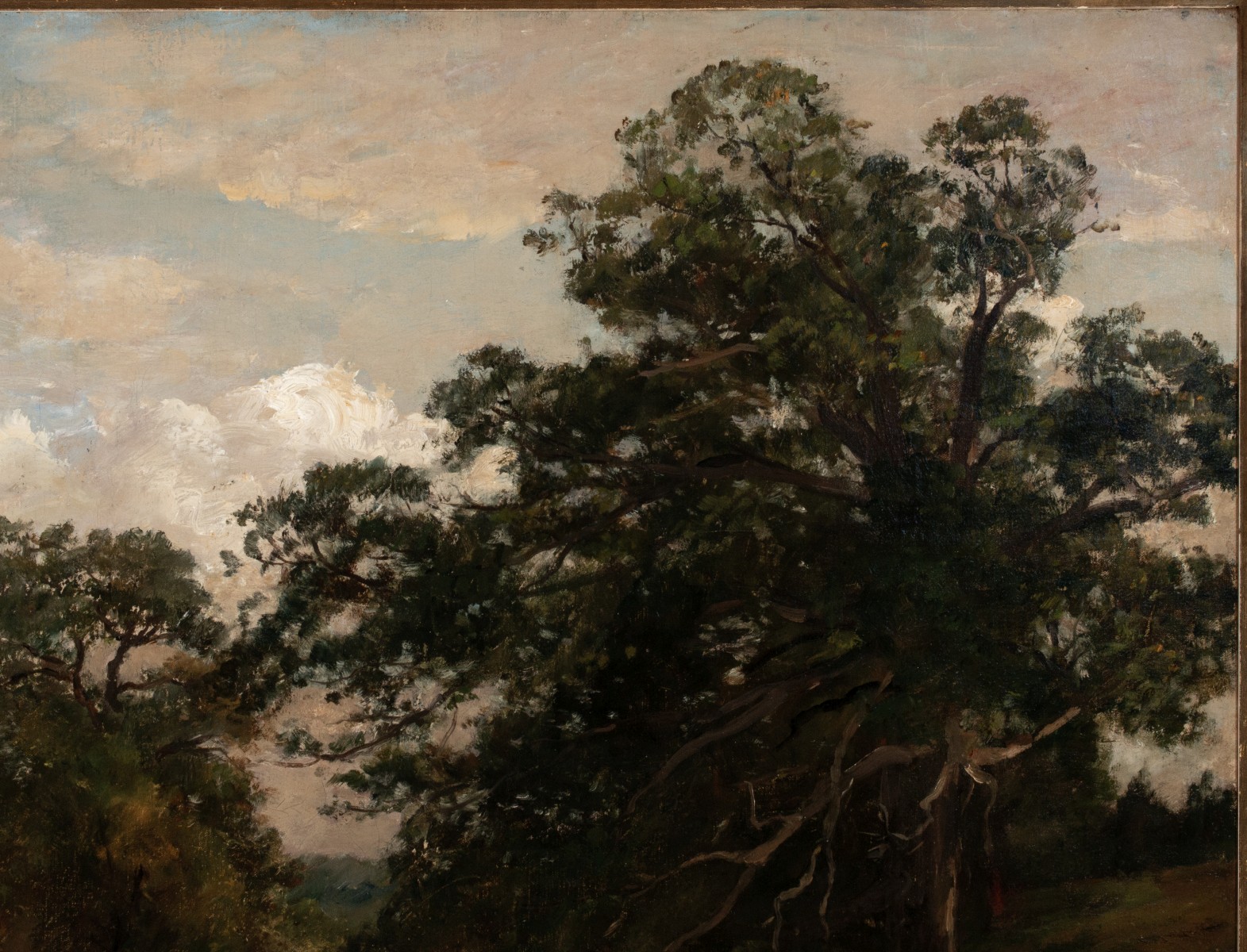 JOSEPH FOXCROFT COLE (1837-1892) OIL ON CANVAS