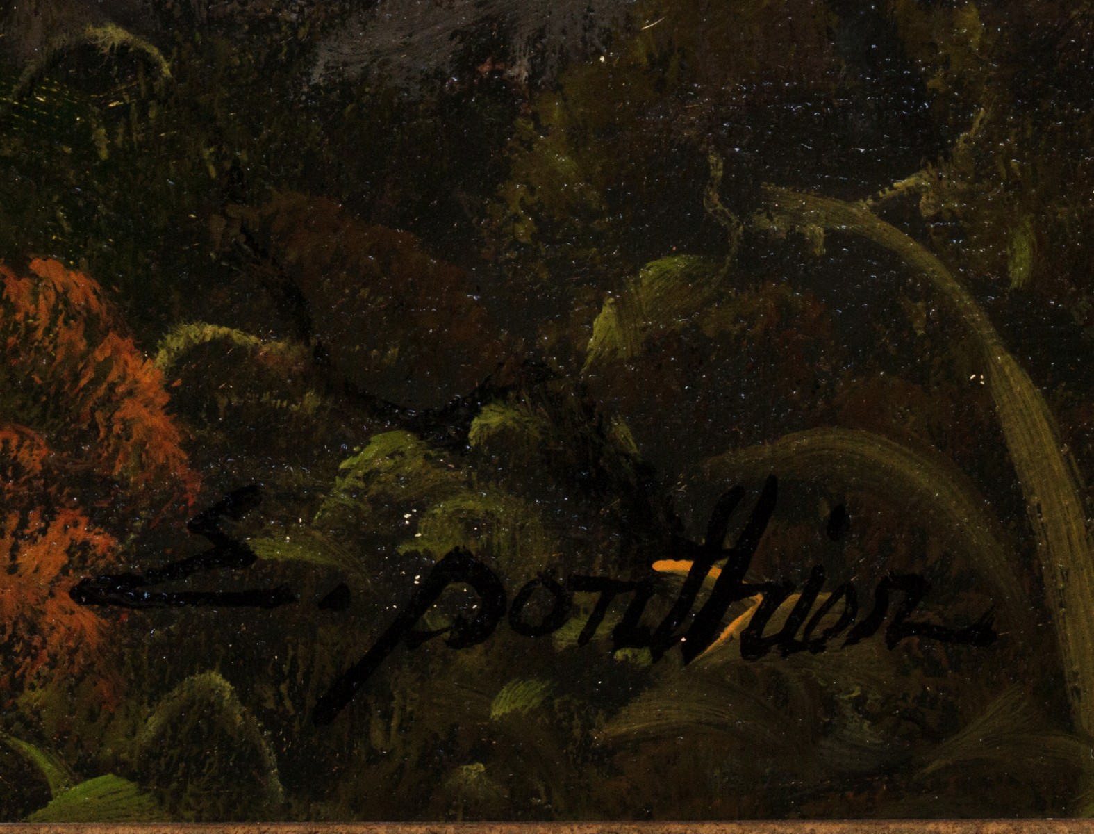 A 20TH CENTURY MOUNTAIN LANDSCAPE SIGNED E. PORTHIAN
