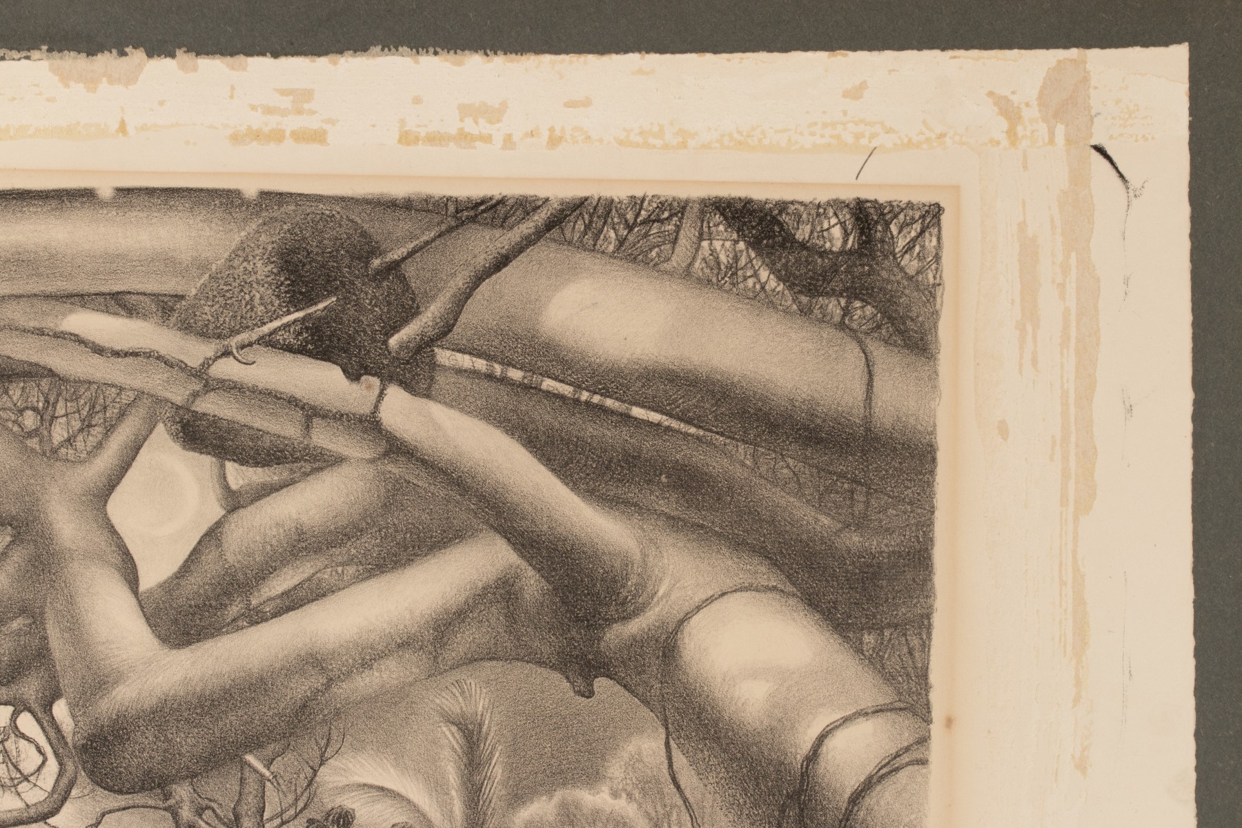 ROSS BRAUGHT (1898-1983) PENCIL SIGNED LITHOGRAPH