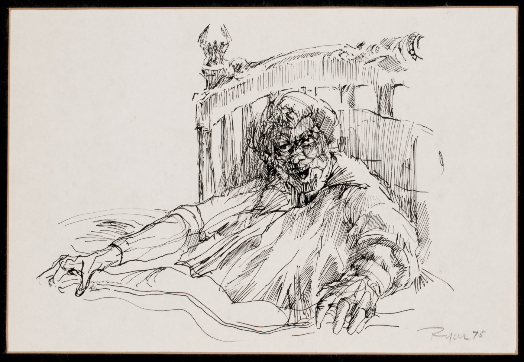 FIVE ORIGINAL WORKS ON PAPER BY JIM RYON (1935-2016)