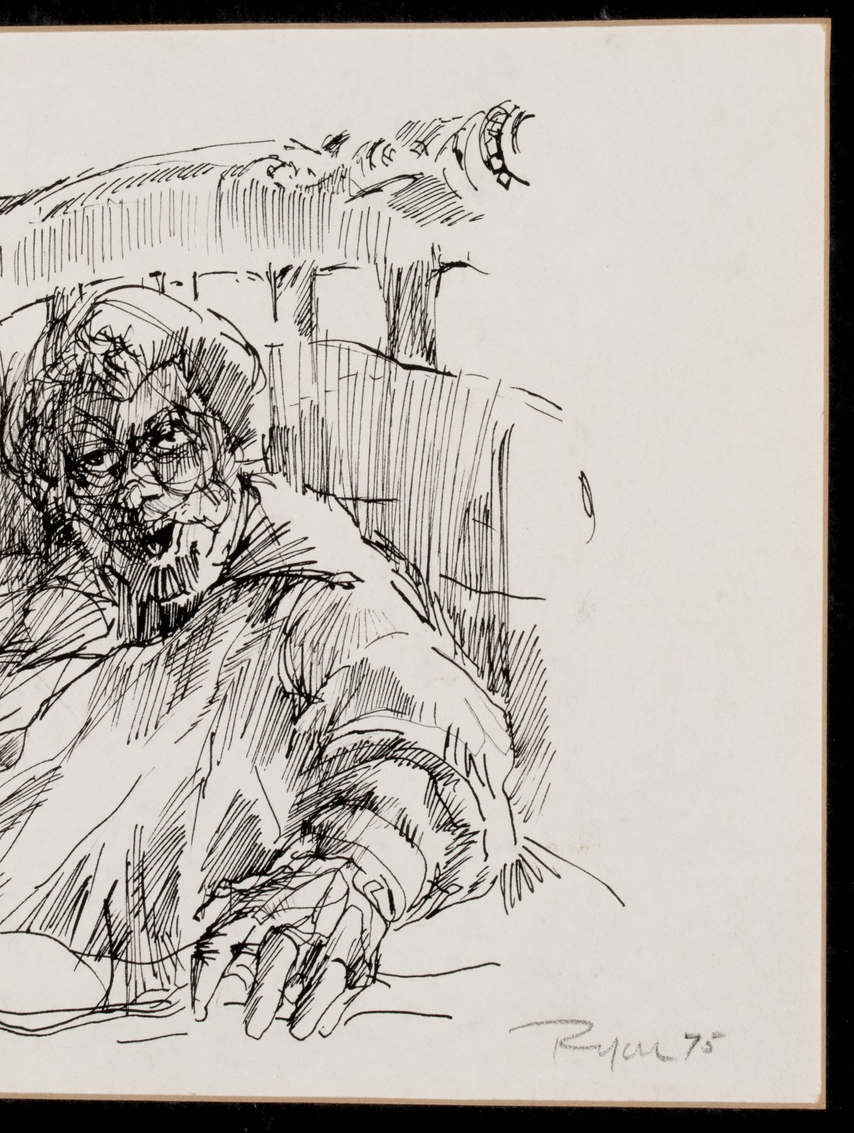 FIVE ORIGINAL WORKS ON PAPER BY JIM RYON (1935-2016)