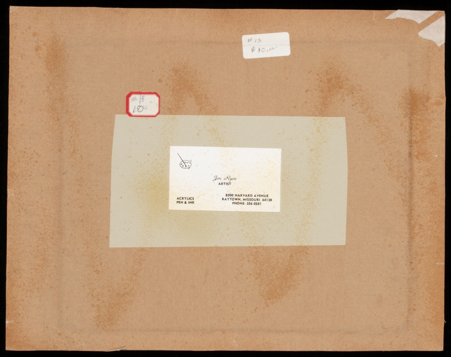 FIVE ORIGINAL WORKS ON PAPER BY JIM RYON (1935-2016)