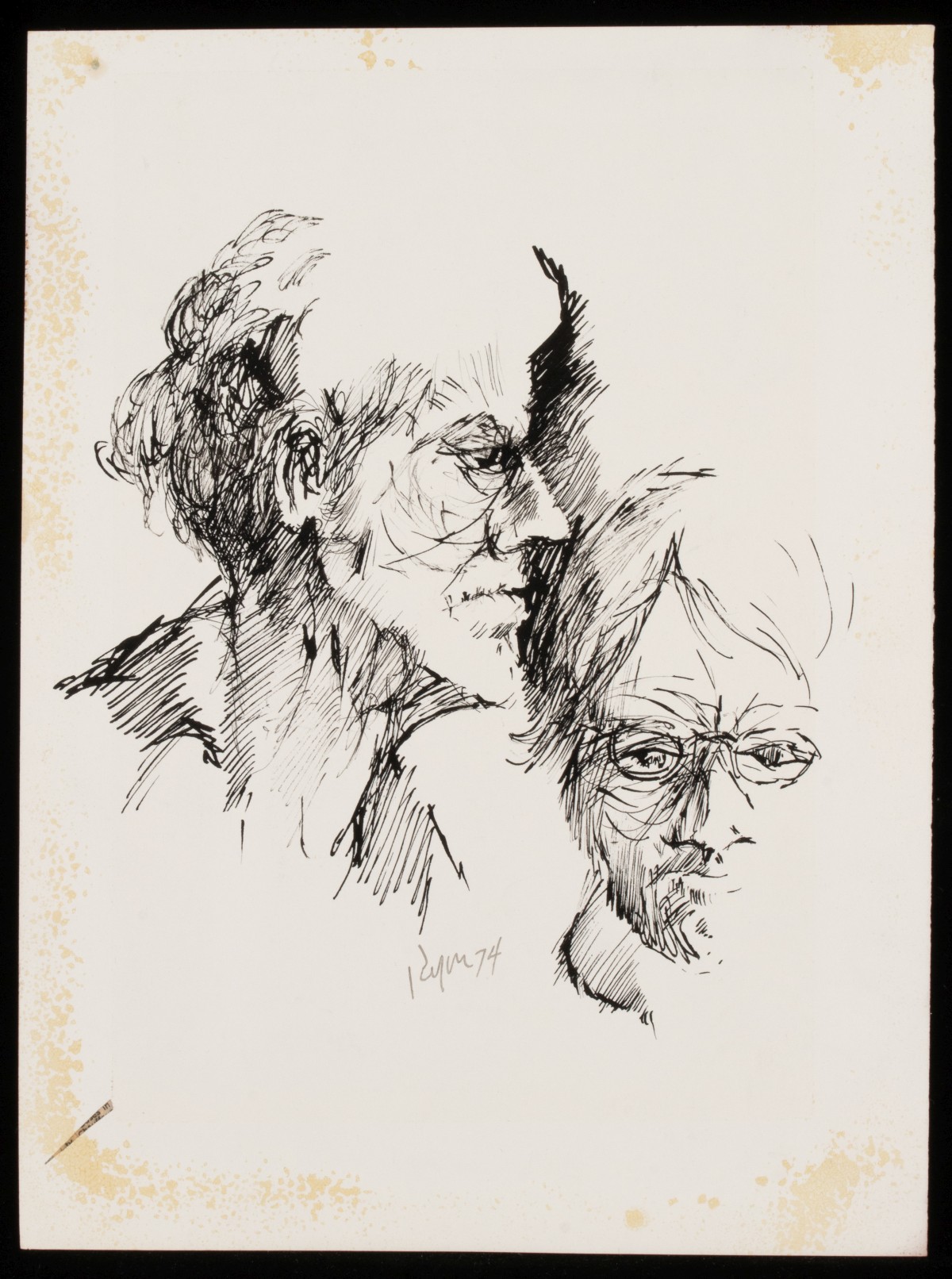 FIVE ORIGINAL WORKS ON PAPER BY JIM RYON (1935-2016)
