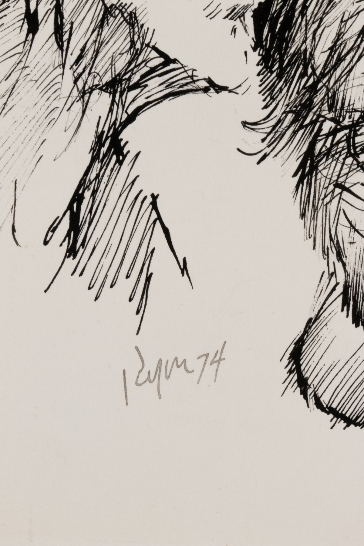 FIVE ORIGINAL WORKS ON PAPER BY JIM RYON (1935-2016)