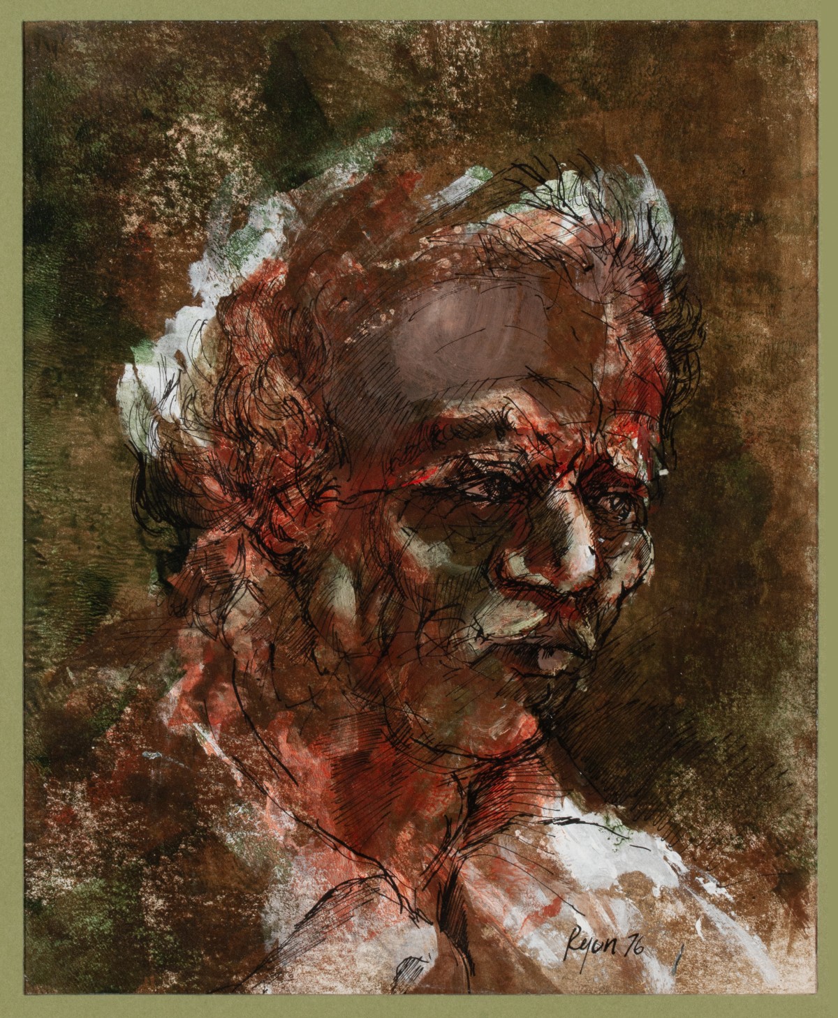 FIVE ORIGINAL WORKS ON PAPER BY JIM RYON (1935-2016)