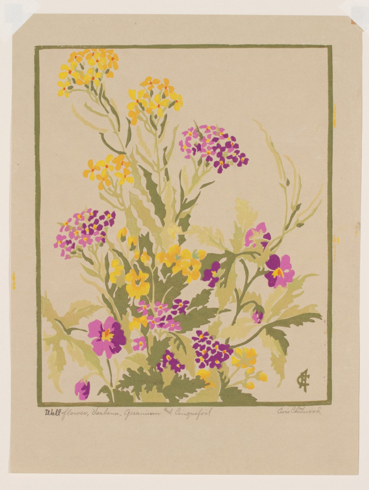 PATRICIA GEORGE AND AVIS CHITWOOD WORKS ON PAPER