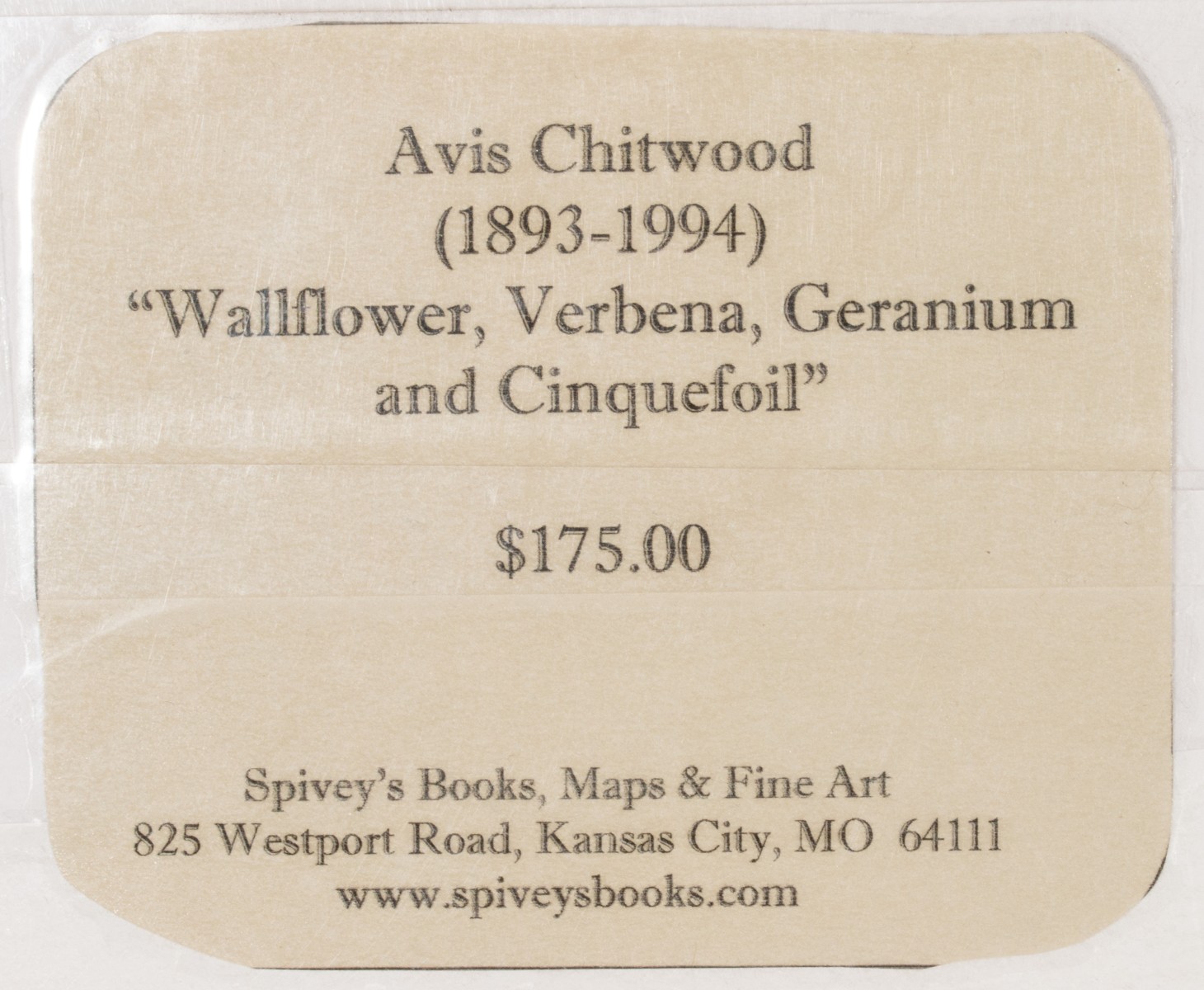 PATRICIA GEORGE AND AVIS CHITWOOD WORKS ON PAPER