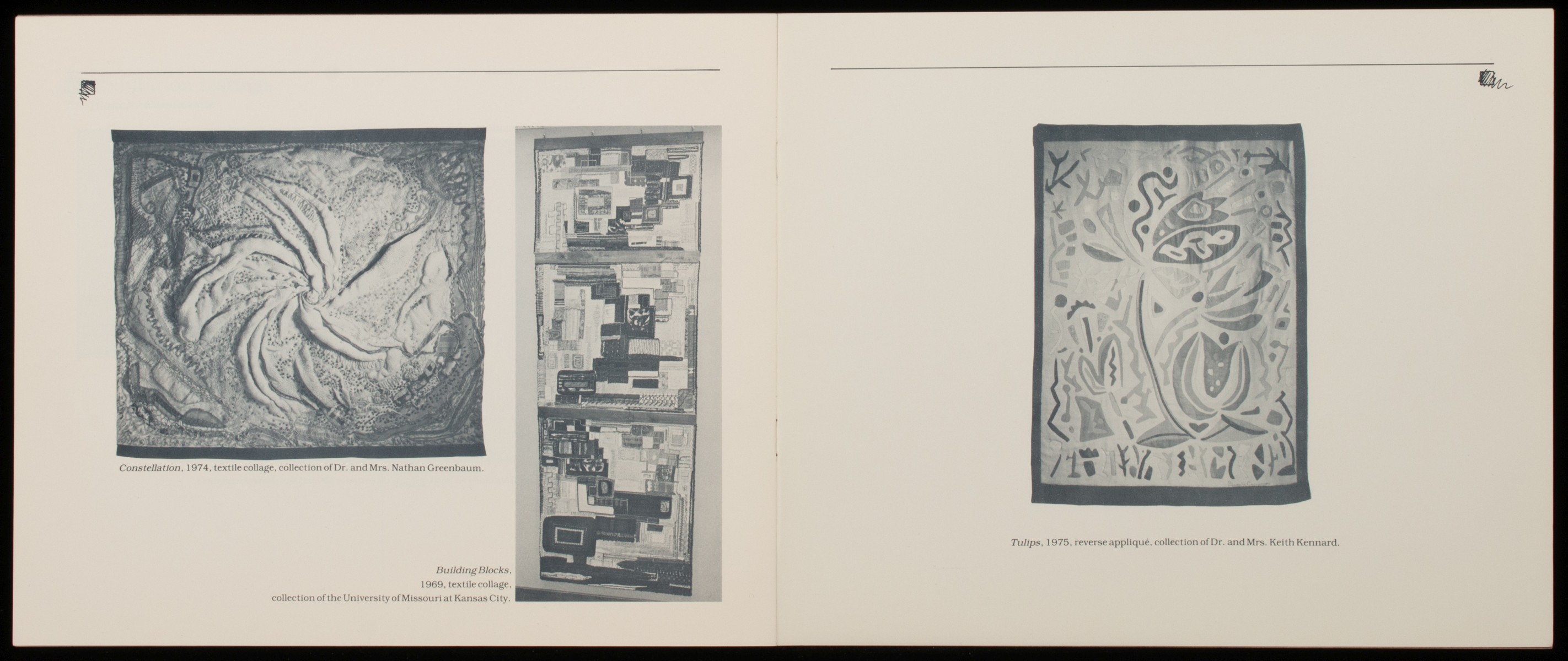 BLANCHE CARSTENSON (1907-2002) EXHIBITED TEXTILE