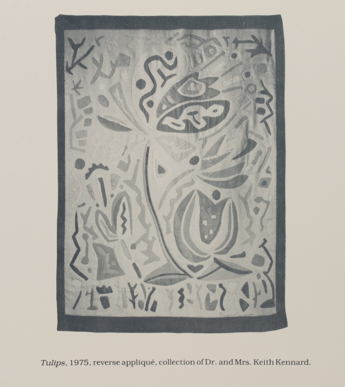 BLANCHE CARSTENSON (1907-2002) EXHIBITED TEXTILE