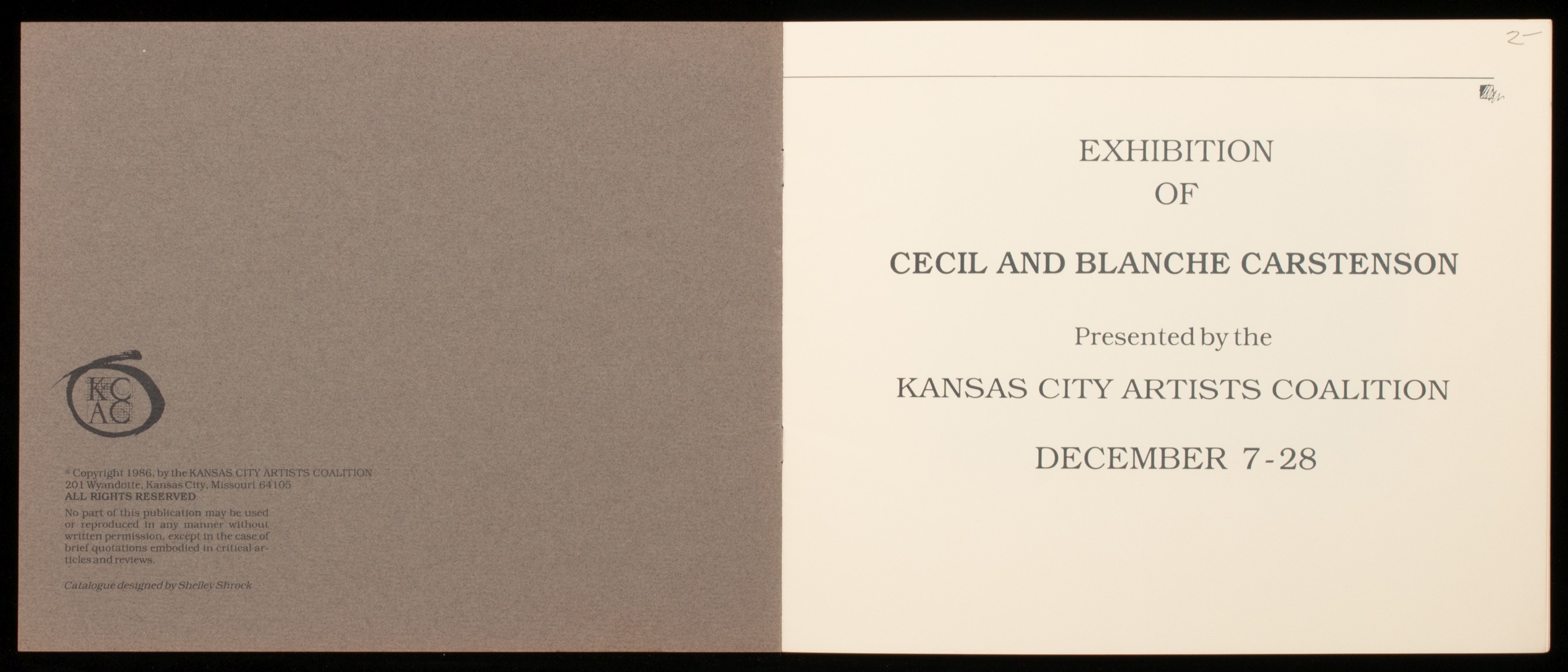 BLANCHE CARSTENSON (1907-2002) EXHIBITED TEXTILE
