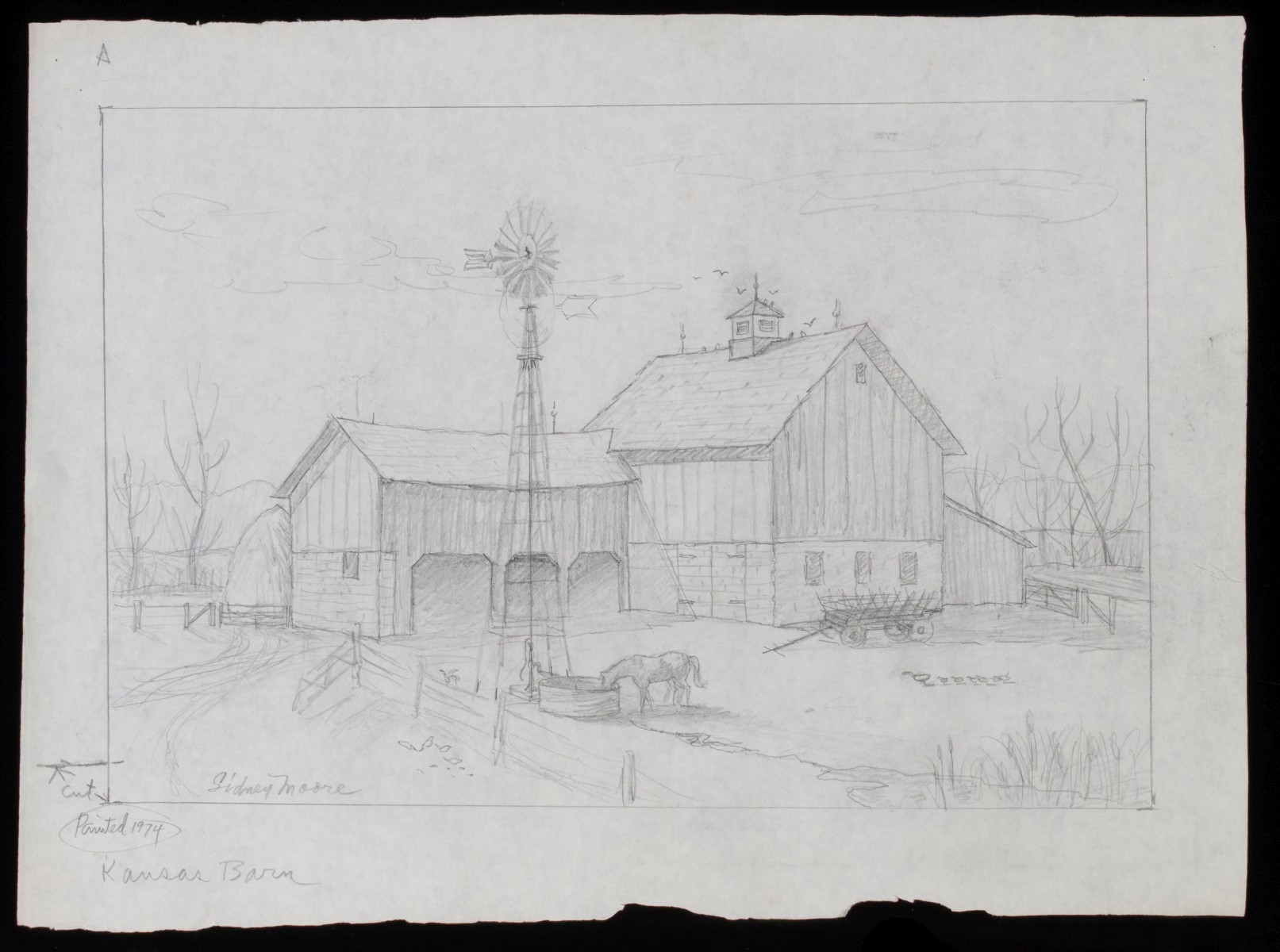 SIDNEY MOORE (1908-1991) SEVENTEEN GRAPHITE STUDIES