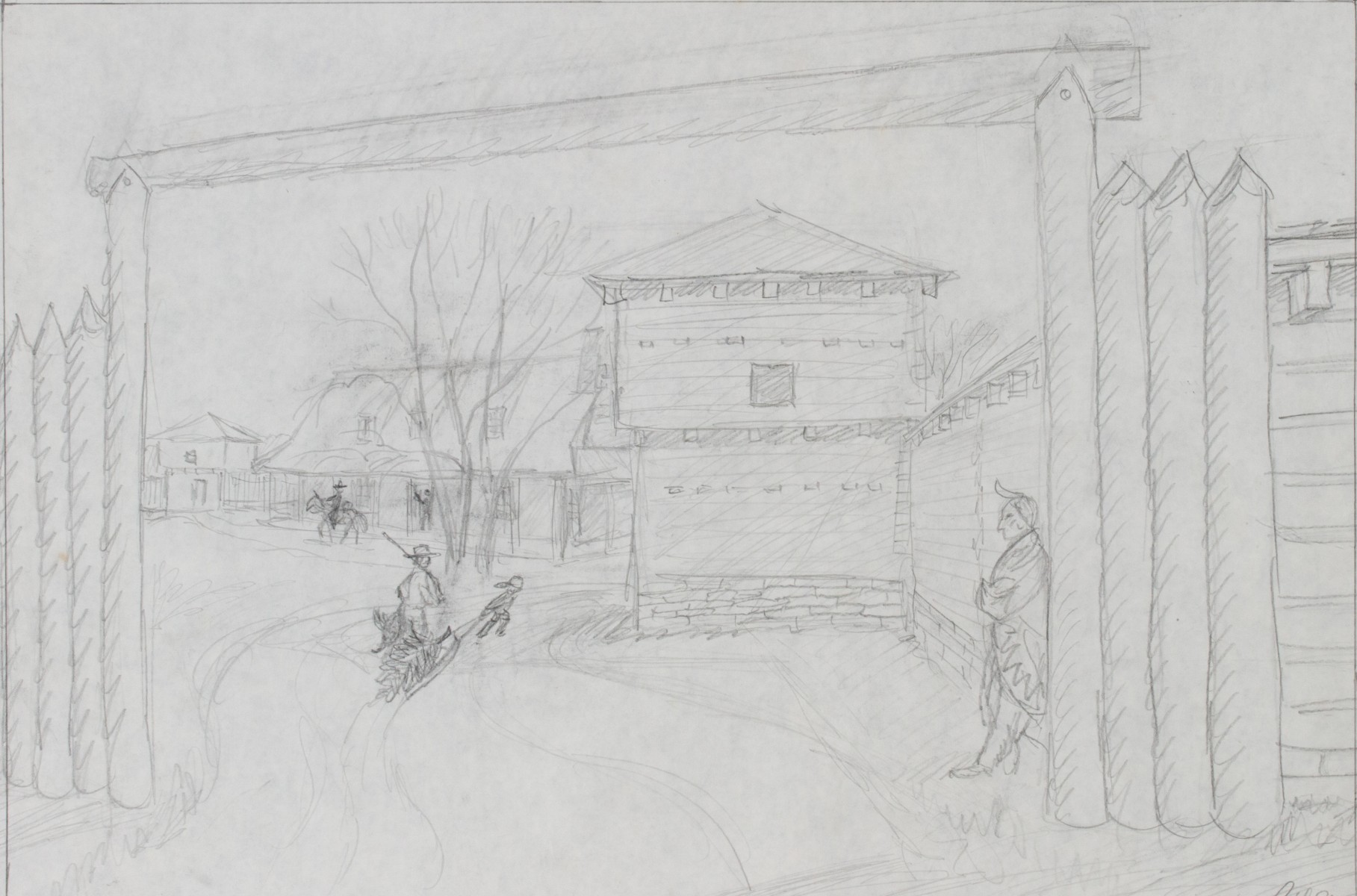 SIDNEY MOORE (1908-1991) SEVENTEEN GRAPHITE STUDIES