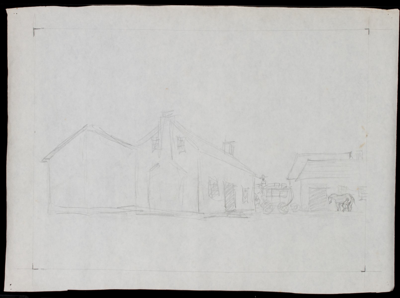 SIDNEY MOORE (1908-1991) SEVENTEEN GRAPHITE STUDIES