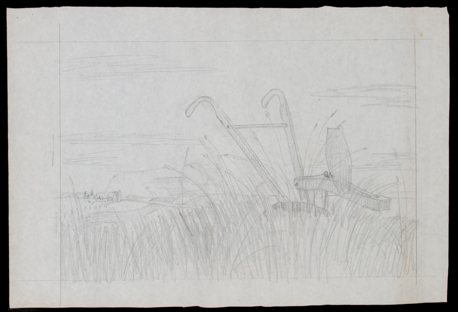 SIDNEY MOORE (1908-1991) SEVENTEEN GRAPHITE STUDIES