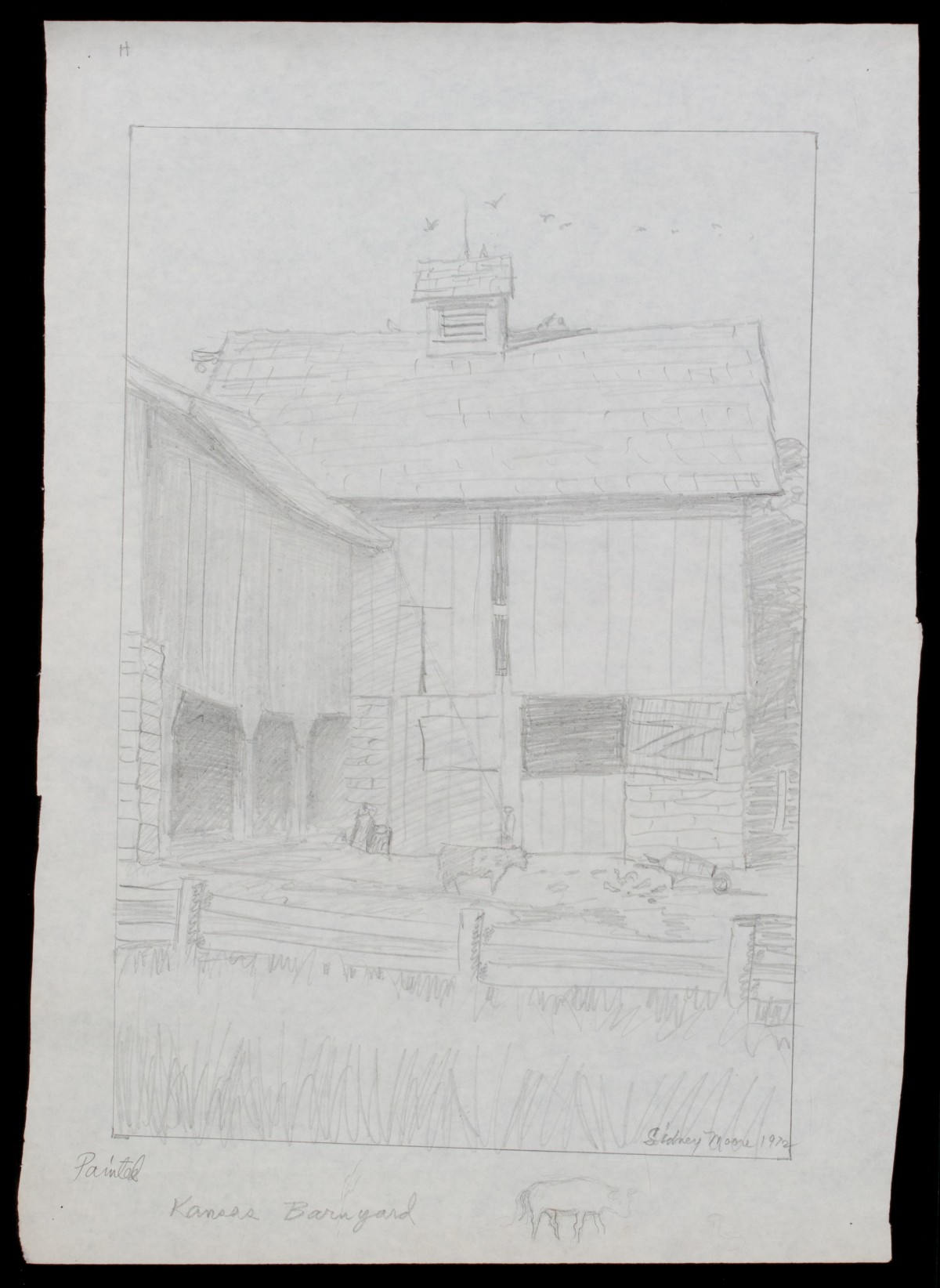 SIDNEY MOORE (1908-1991) SEVENTEEN GRAPHITE STUDIES