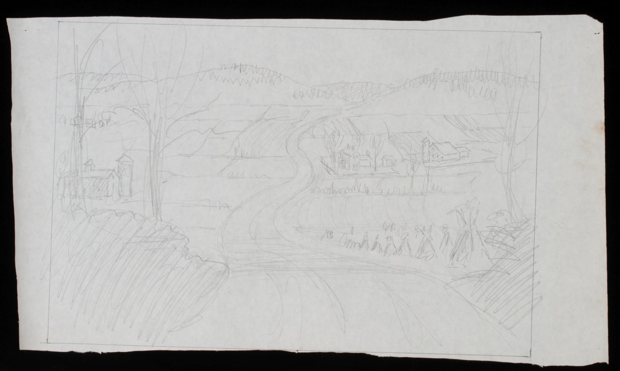 SIDNEY MOORE (1908-1991) SEVENTEEN GRAPHITE STUDIES