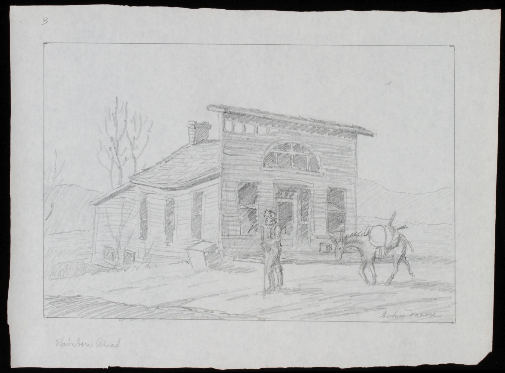 SIDNEY MOORE (1908-1991) SEVENTEEN GRAPHITE STUDIES