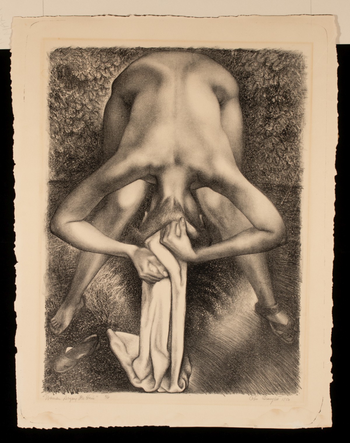 ROSS BRAUGHT (1898-1983) PENCIL SIGNED LITHOGRAPH