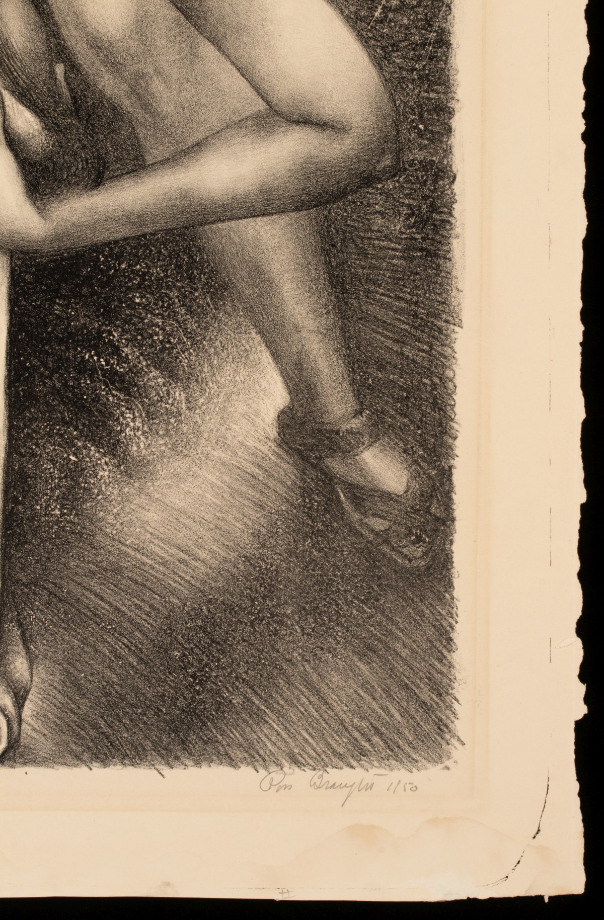 ROSS BRAUGHT (1898-1983) PENCIL SIGNED LITHOGRAPH