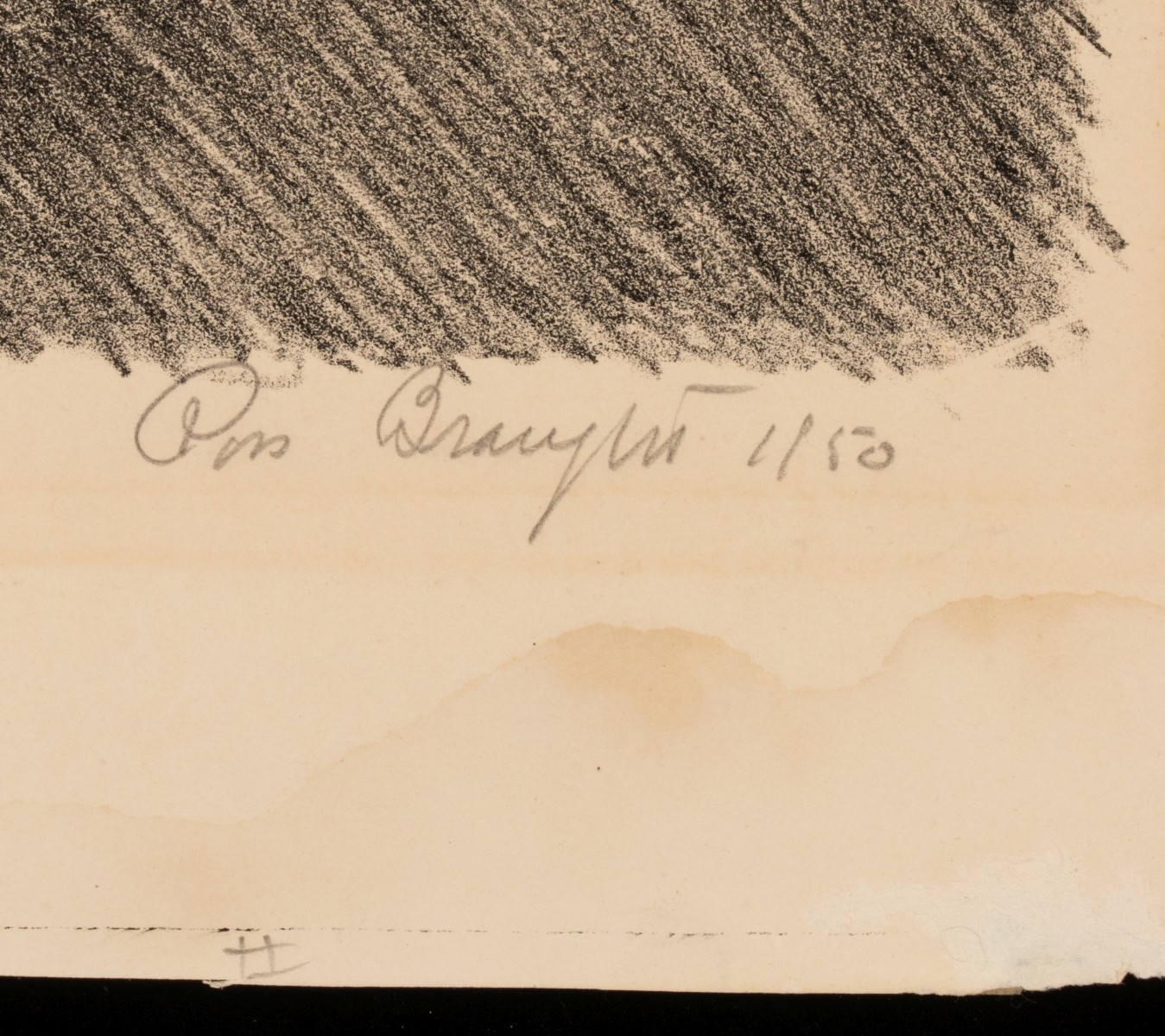 ROSS BRAUGHT (1898-1983) PENCIL SIGNED LITHOGRAPH