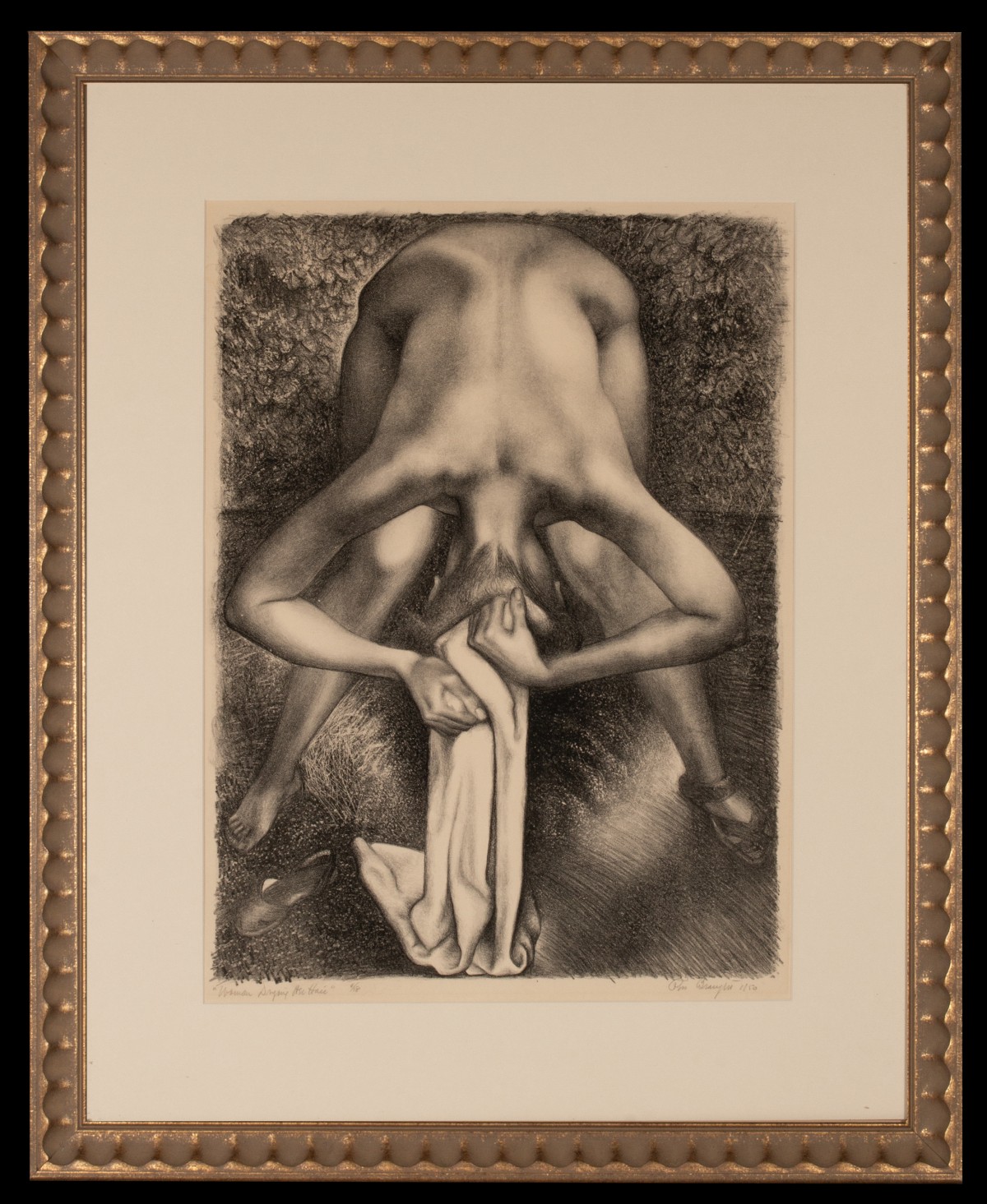 ROSS BRAUGHT (1898-1983) PENCIL SIGNED LITHOGRAPH
