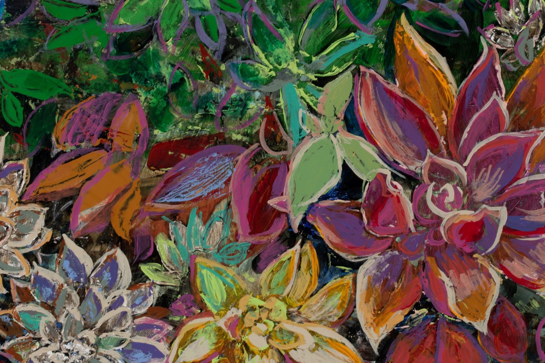 MALKHAZ DEKANOIDZE (BORN 1956) ACRYLIC