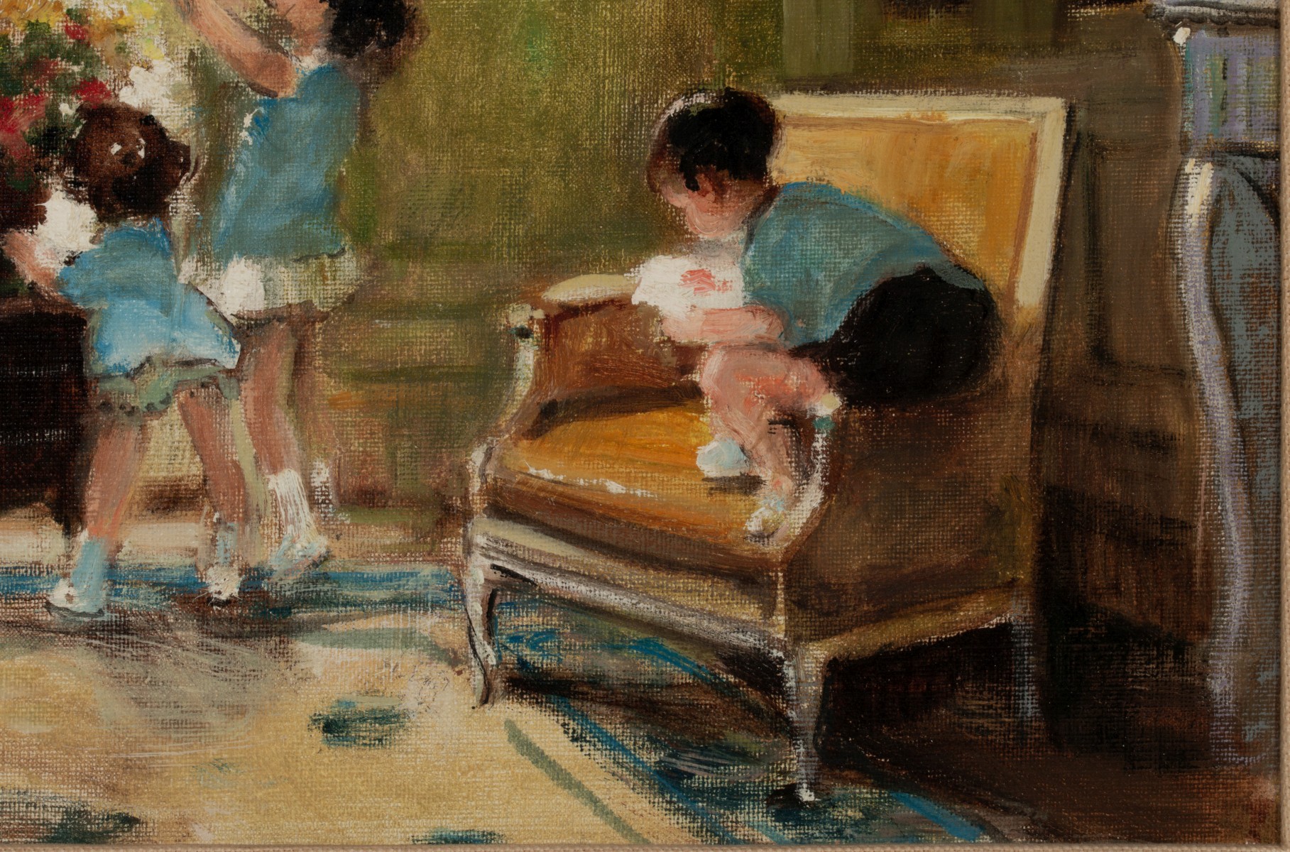 JULES RENE HERVE (FRENCH 1887-1981) OIL ON CANVAS