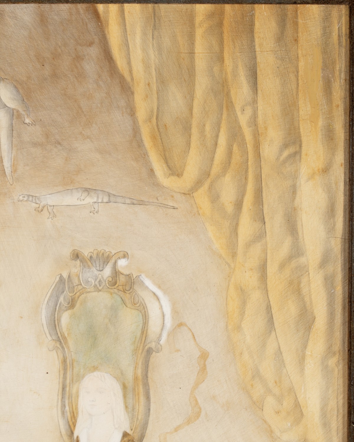 WERNER WILDNER (1925-2004) 1957 SURREALIST TEMPERA
