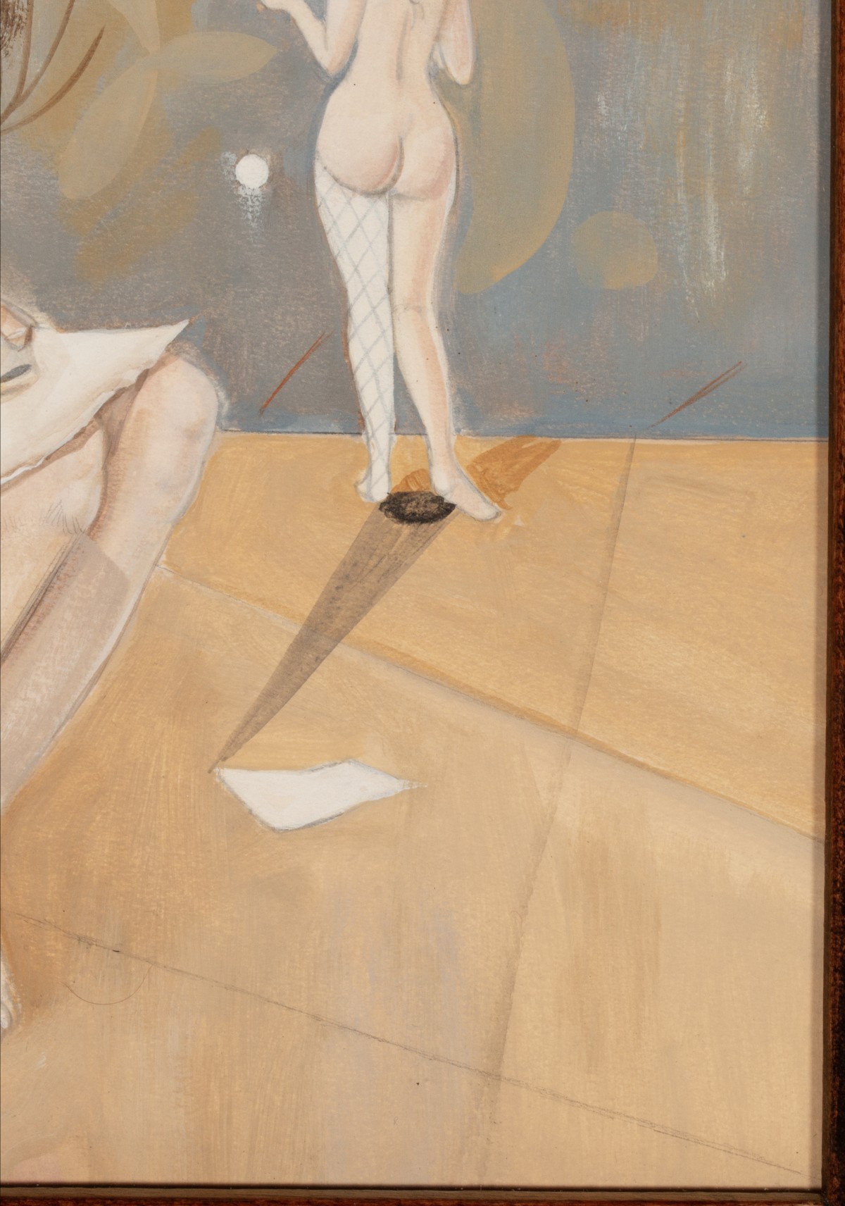 WERNER WILDNER (1925-2004) SURREALIST TEMPERA ON BOARD