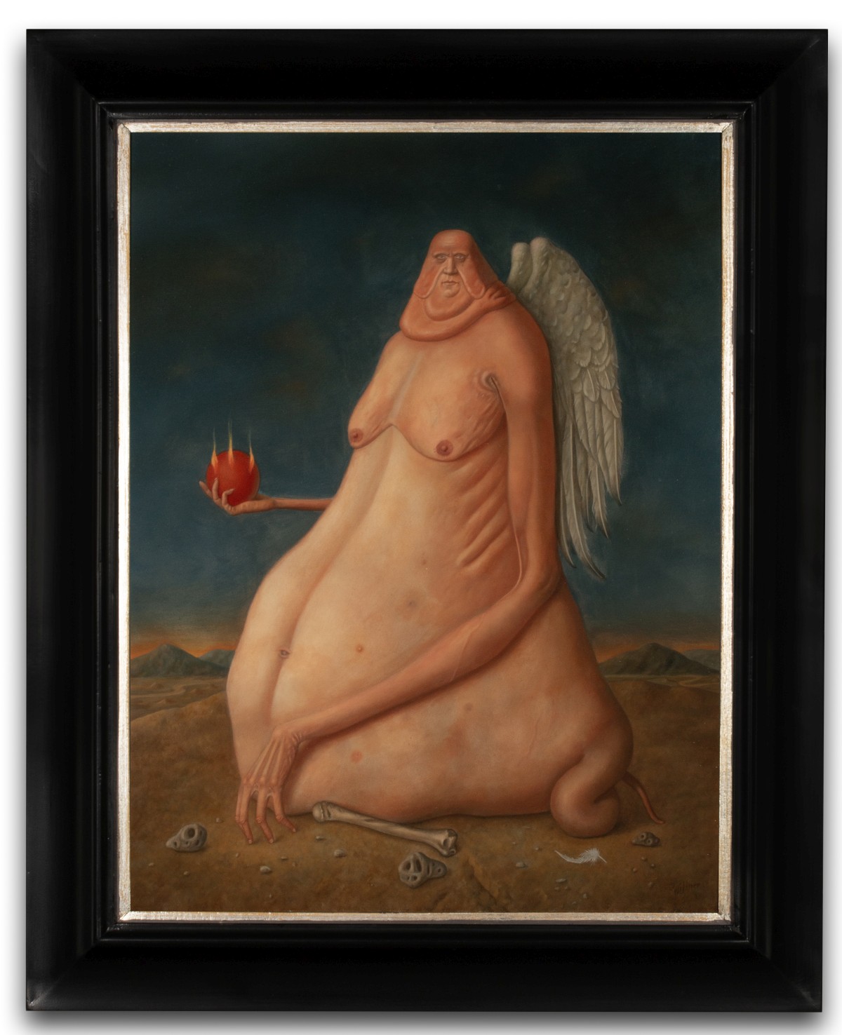 WERNER WILDNER (1925-2004) EXHIBITED SURREALIST OIL