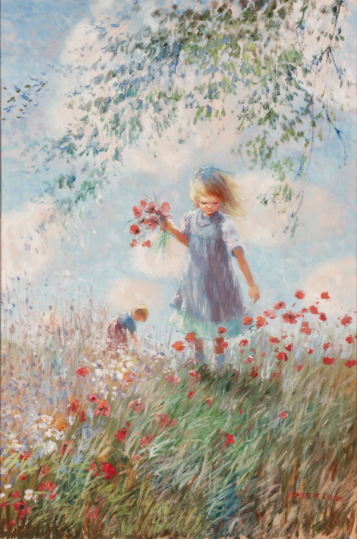 JEANETTE LEUERS (BORN 1942) OIL ON CANVAS