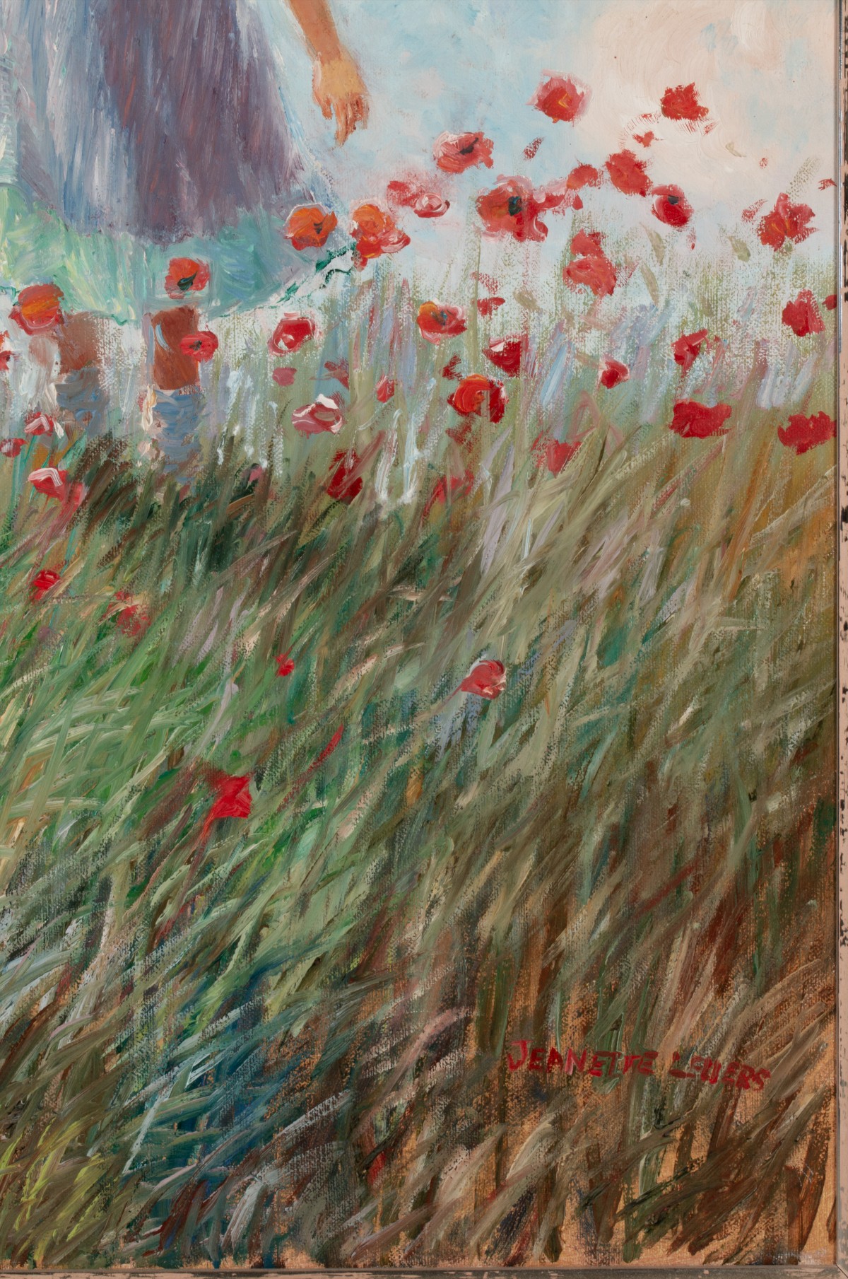 JEANETTE LEUERS (BORN 1942) OIL ON CANVAS
