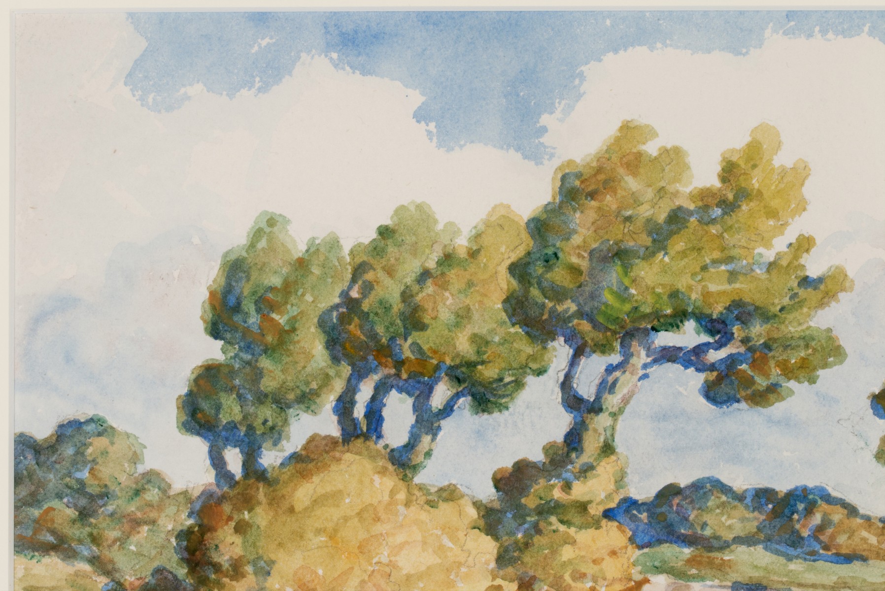 BIRGER SANDZÉN (1871-1954) 1948 WATERCOLOR ON PAPER