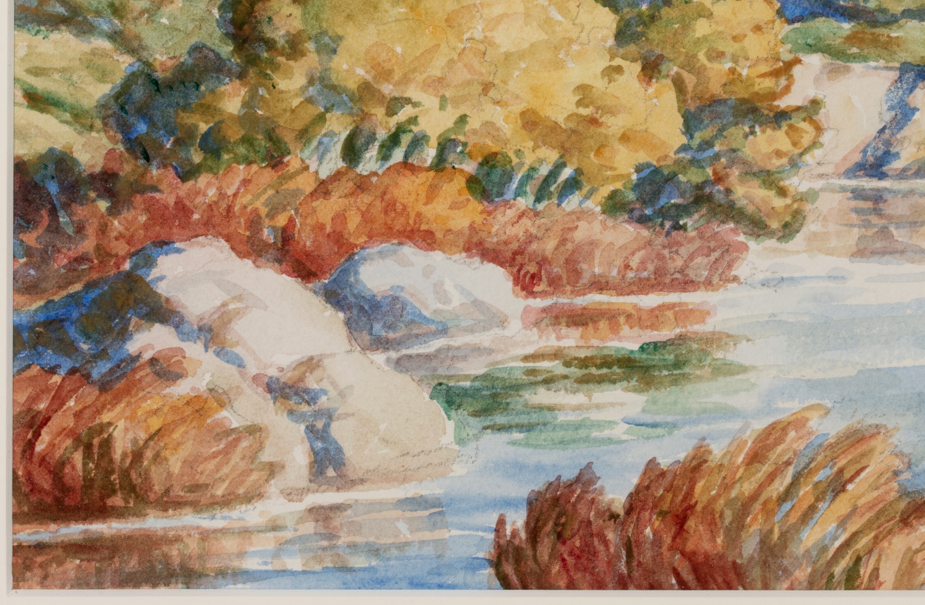 BIRGER SANDZÉN (1871-1954) 1948 WATERCOLOR ON PAPER