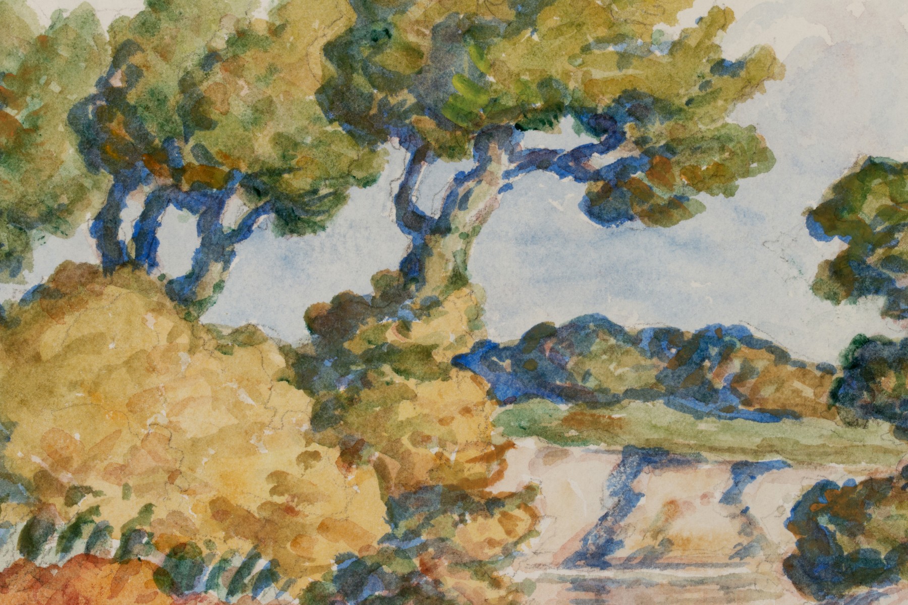 BIRGER SANDZÉN (1871-1954) 1948 WATERCOLOR ON PAPER